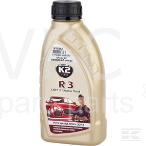 Brake fluid/hydraulic oil, 500ml, synthetic, by K2 — Зображення 2