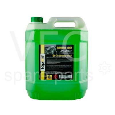 Антифриз VipOil G11 MEGA Green 40 (зелений), 10 л — Зображення 2