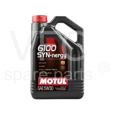 MOTUL 6100 Syn-nergy SAE 5W30 4X5 L - NEW — Зображення 2