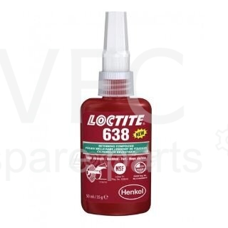 Фіксатор різьби Loctite 638 анаеробний, високої міцності 10мл — Зображення 2