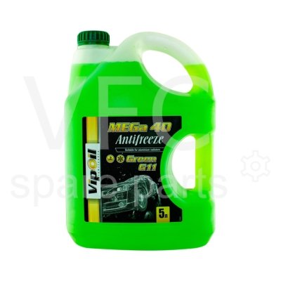 Антифриз VipOil G11 MEGA Green 40 (зелений), 5 л — Photo 2