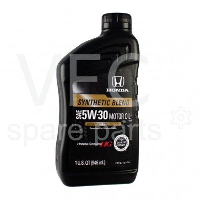 HONDA Genuie SYNTHETIC BLEND 5W-30 SP/GF-6 1qt (946 ml)х12 — Зображення 2