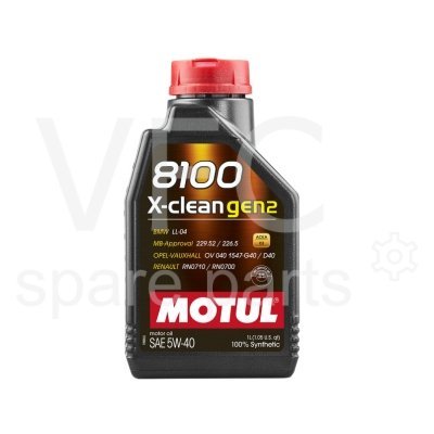 MOTUL 8100 X-clean gen2 SAE 5W40 12х1 L — Photo 2