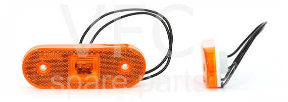Ліхтар габаритний, помаранчевий, LED, 12/24В — Зображення 2